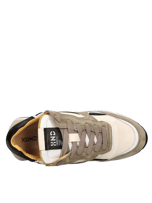 Sneakers in pelle e tessuto HUNDRED 100 | M241-10 CB.3052BEIGE-NERO